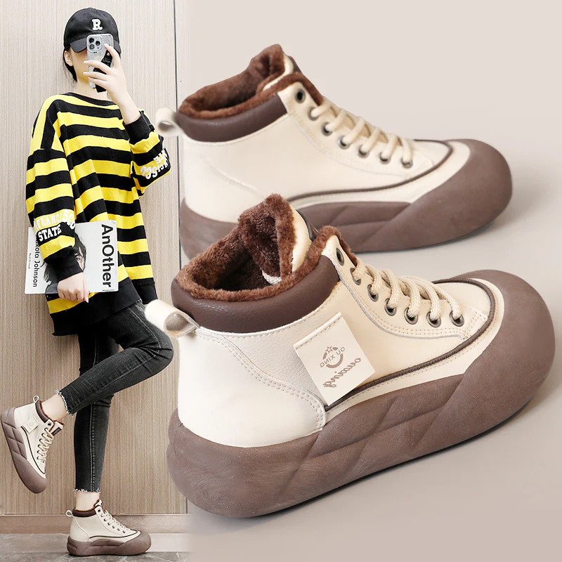 Damen Winterliche Stiefel mit weichem Fleece-Futter und rutschfester Sohle Heidi Mode - Image 2