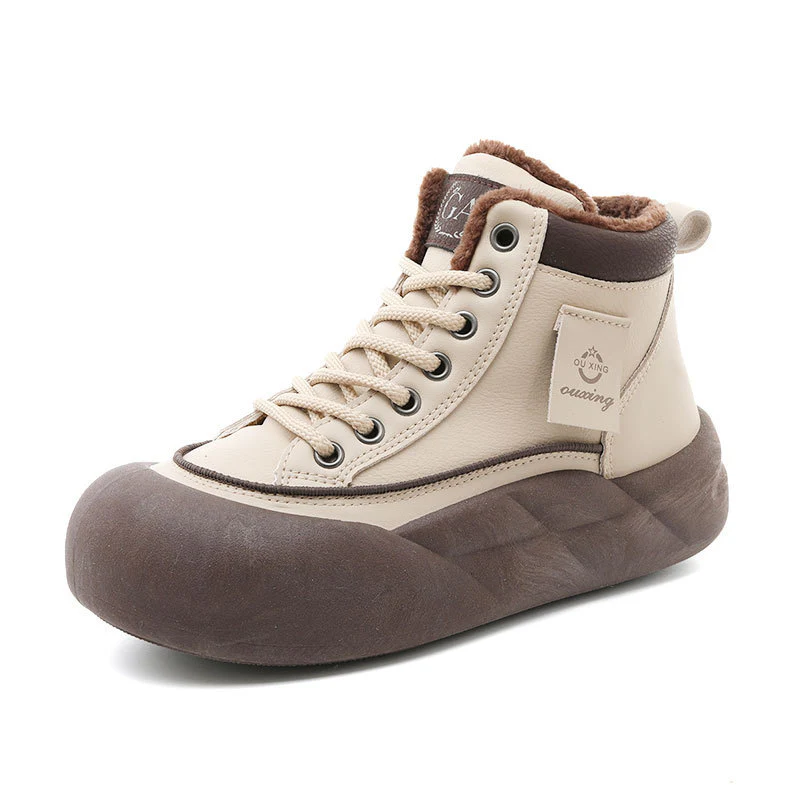 Damen Winterliche Stiefel mit weichem Fleece-Futter und rutschfester Sohle Heidi Mode - Image 5