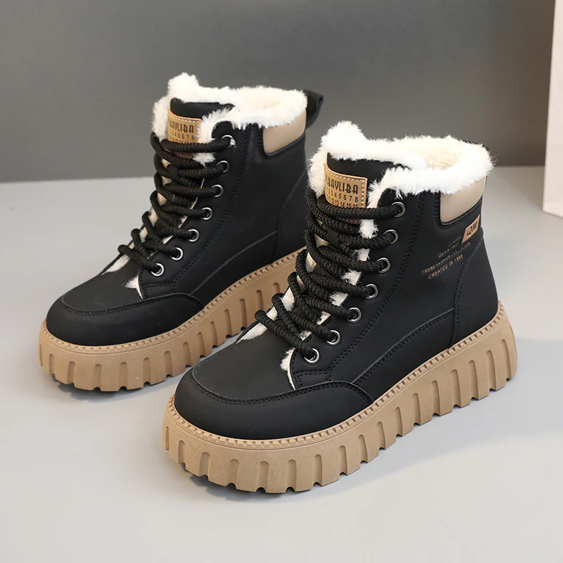 Damen Winterstiefel mit bequemem Fleece-Futter und rutschfester Sohle Heidi Mode - Image 6