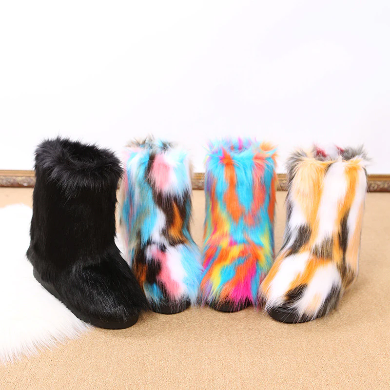 Damen Winterstiefel mit kuscheligem Kunstfell-Futter und rutschfester Sohle Heidi Mode - Image 2