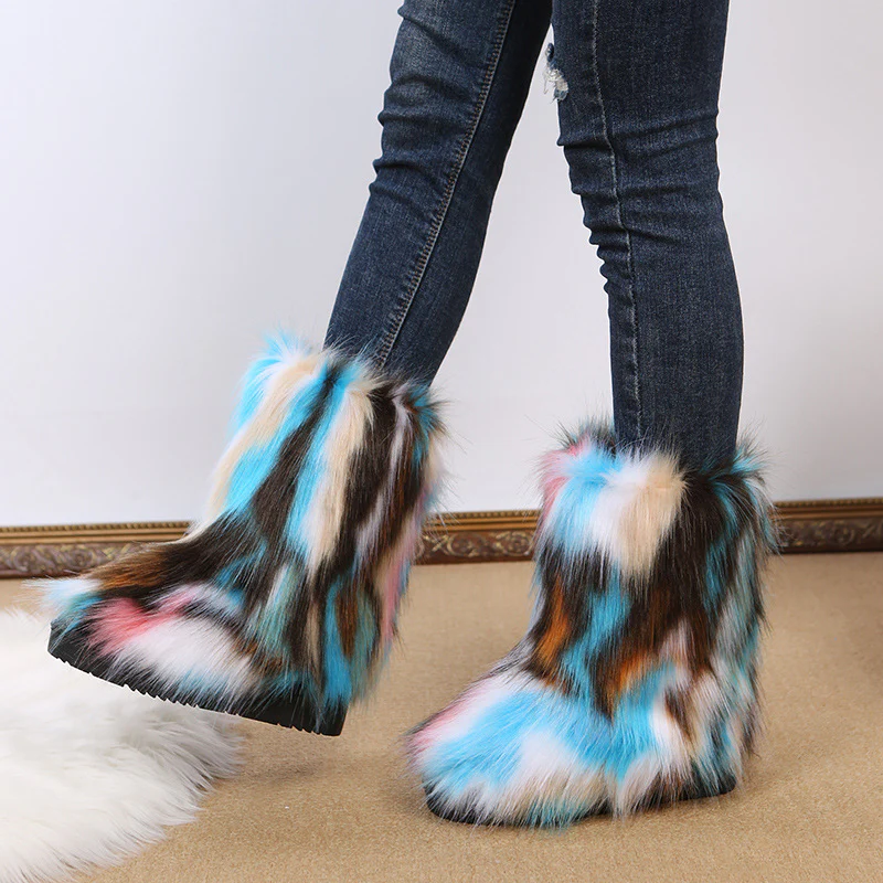 Damen Winterstiefel mit kuscheligem Kunstfell-Futter und rutschfester Sohle Heidi Mode - Image 3