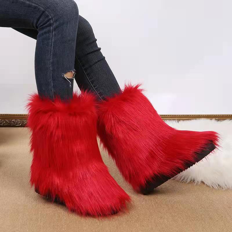 Damen Winterstiefel mit kuscheligem Kunstfell-Futter und rutschfester Sohle Heidi Mode - Image 8