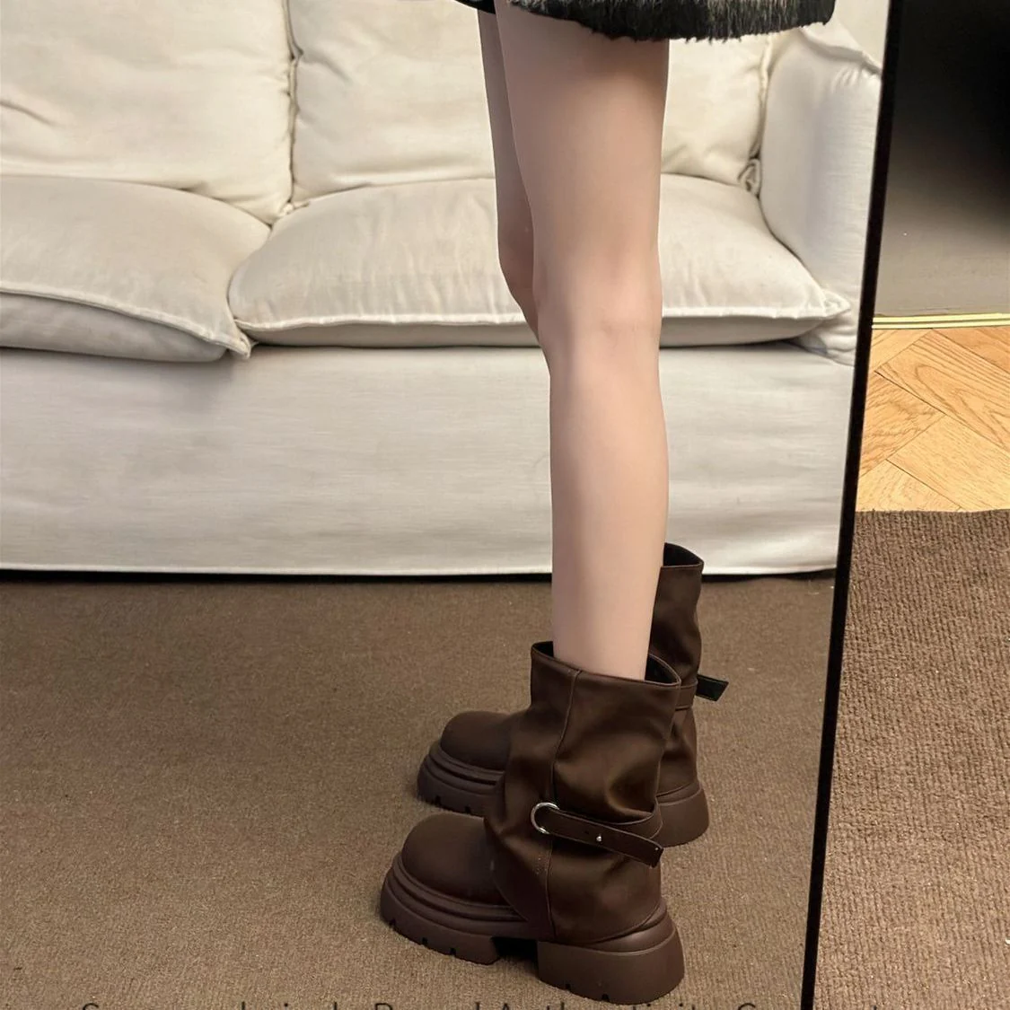 Damen Winterstiefel mit modischem Design und robuster Sohle Heidi Mode - Image 4