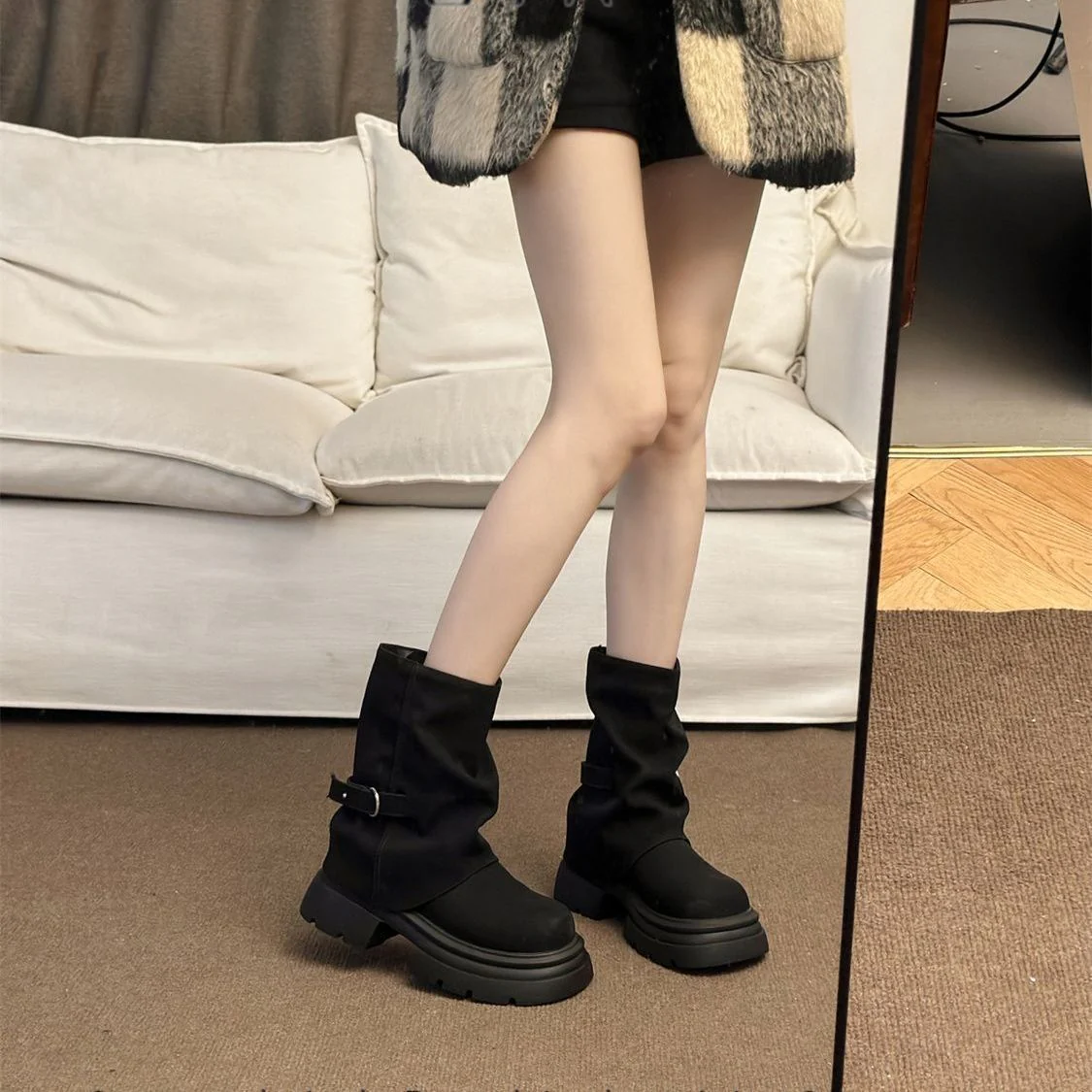 Damen Winterstiefel mit modischem Design und robuster Sohle Heidi Mode - Image 6