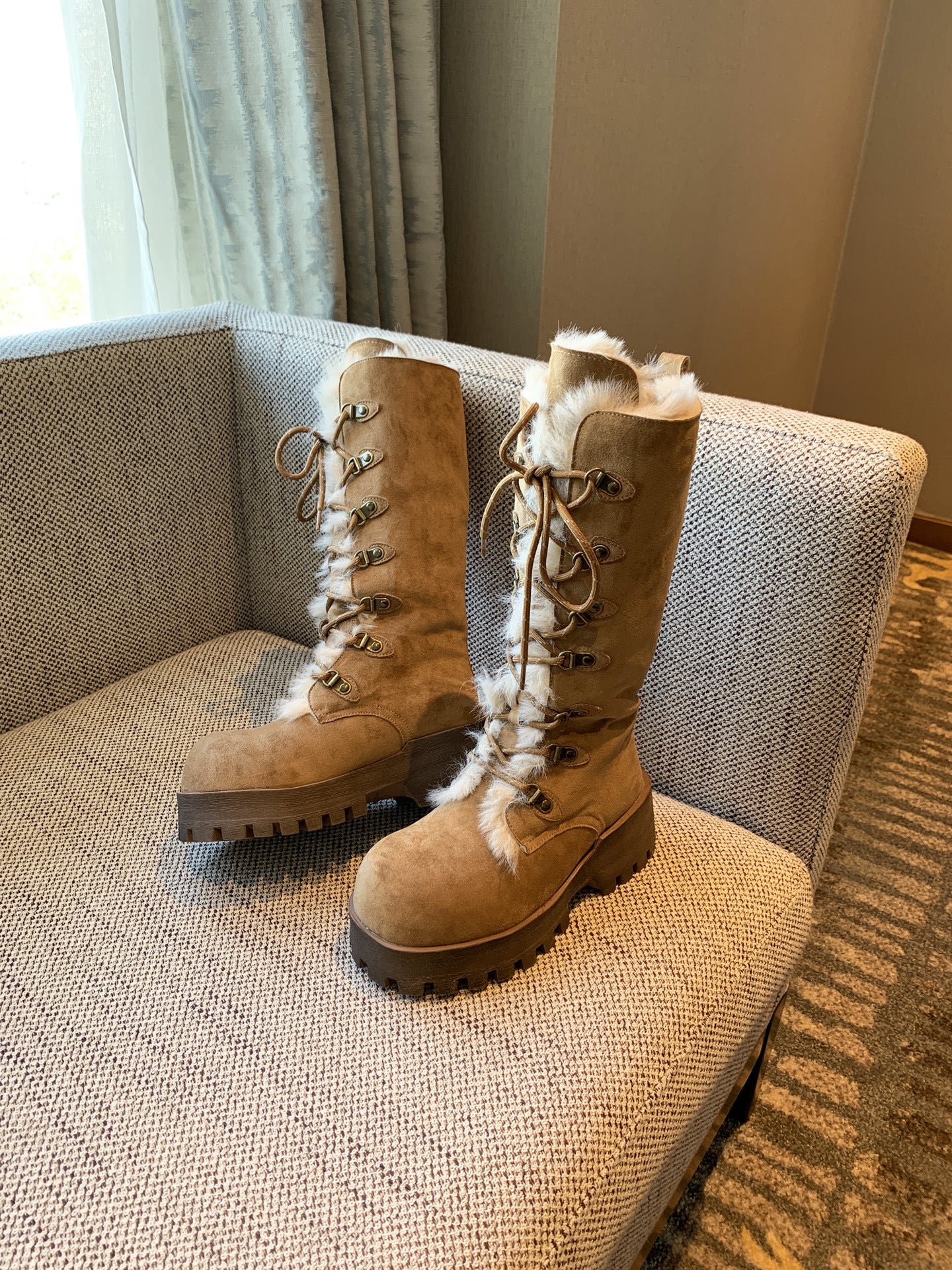 Damen Winterstiefel mit warmem Fellkragen und rutschfester Sohle Heidi Mode - Image 6