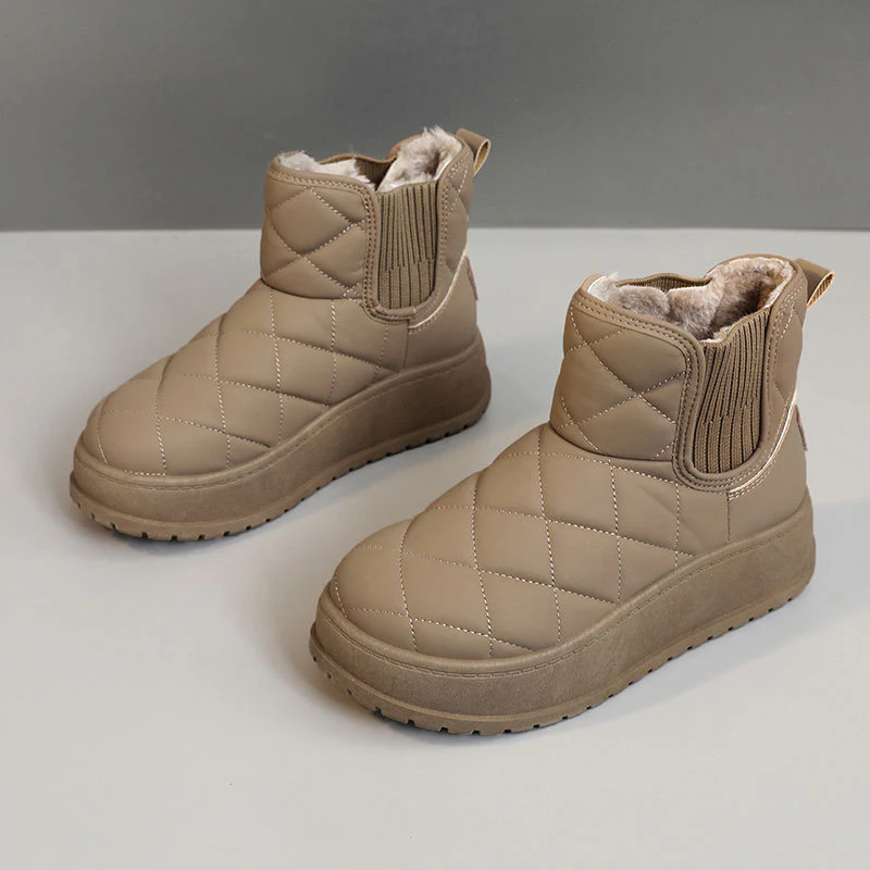 Damen Winterstiefeletten mit isolierender Wattierung und rutschfester Sohle Heidi Mode - Image 2