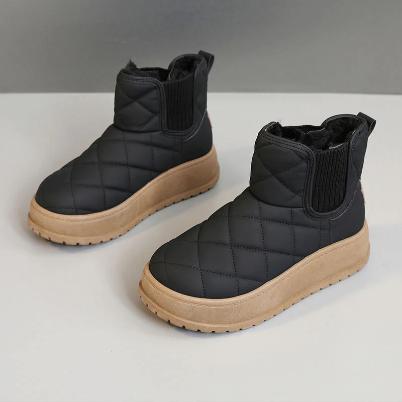 Damen Winterstiefeletten mit isolierender Wattierung und rutschfester Sohle Heidi Mode - Image 6