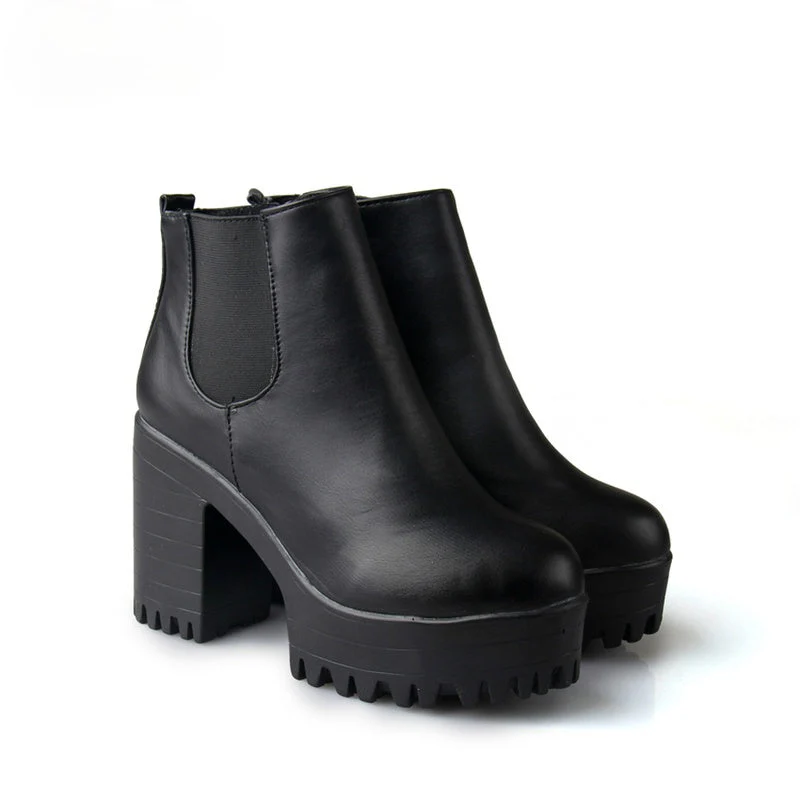 Eefje Stiefel | Stiefel mit robuster Plattform Heidi Mode - Image 2