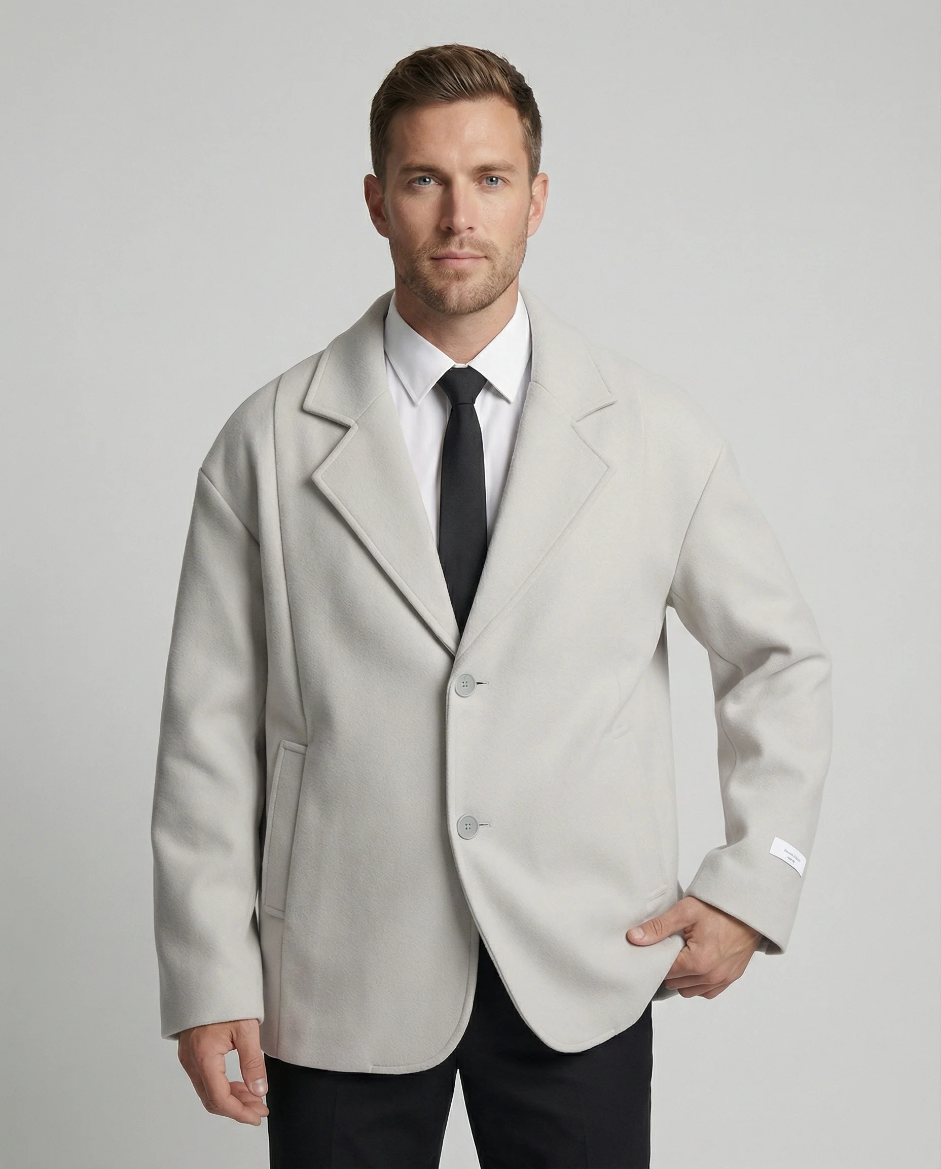 Eleganter Wollmantel im Britischen Stil für Herren und Damen