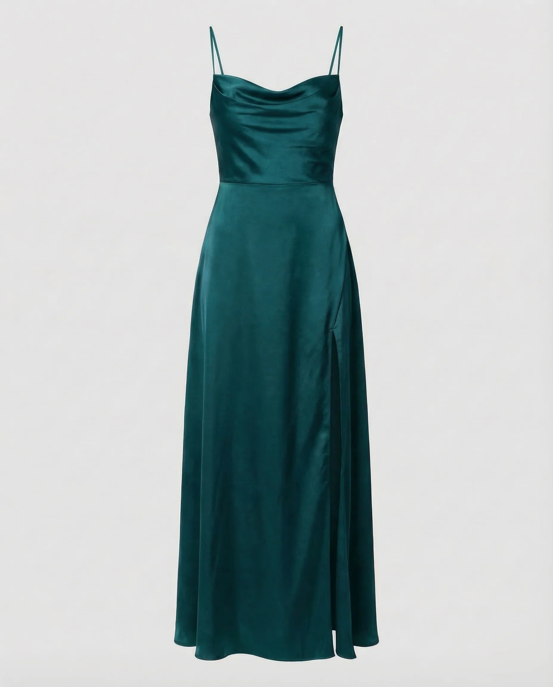 Elegantes Seiden-Maxikleid für Damen mit fließendem Schnitt für besondere Anlässe | Heidi-Mode - Image 5
