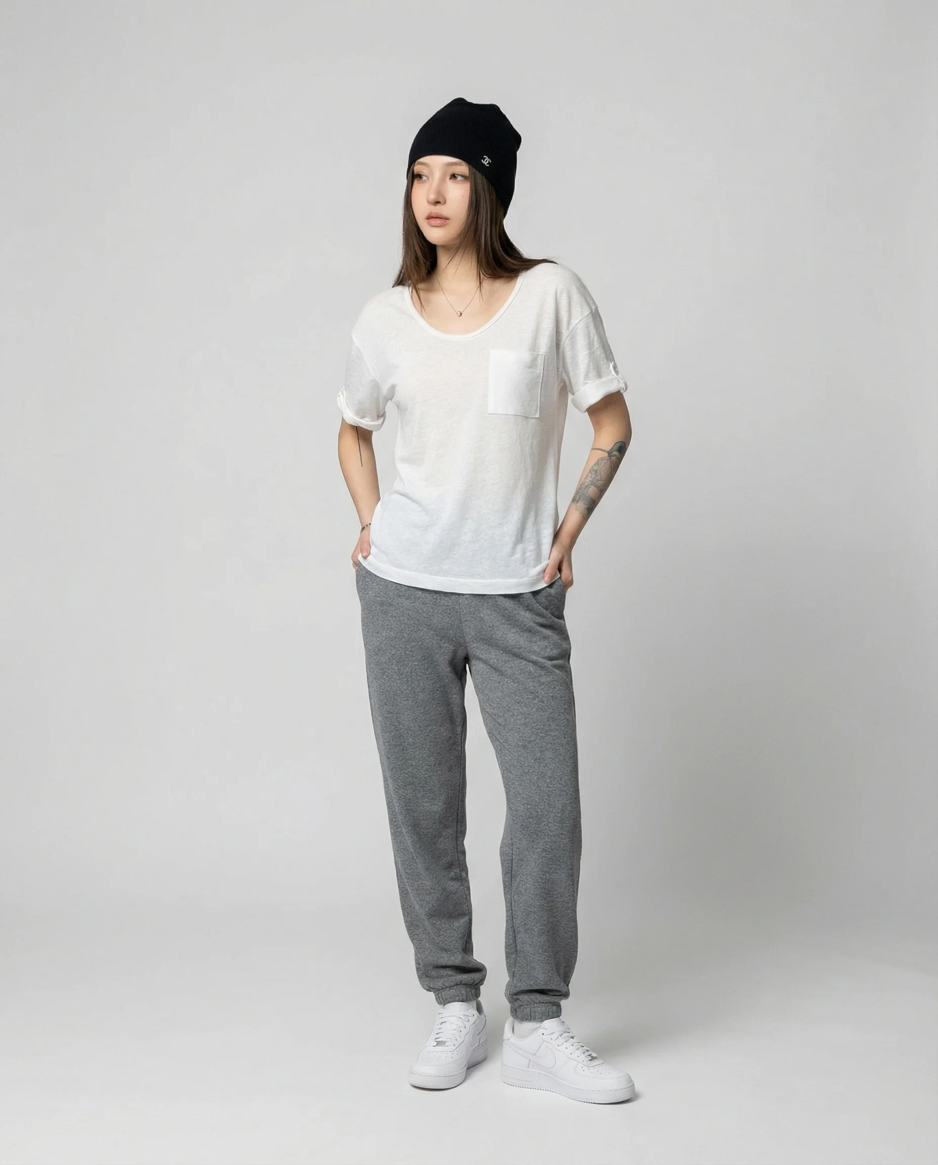 Elegantes Damen V-Ausschnitt T-Shirt Kurzarm Slim Fit Casual Oberteil - Image 3