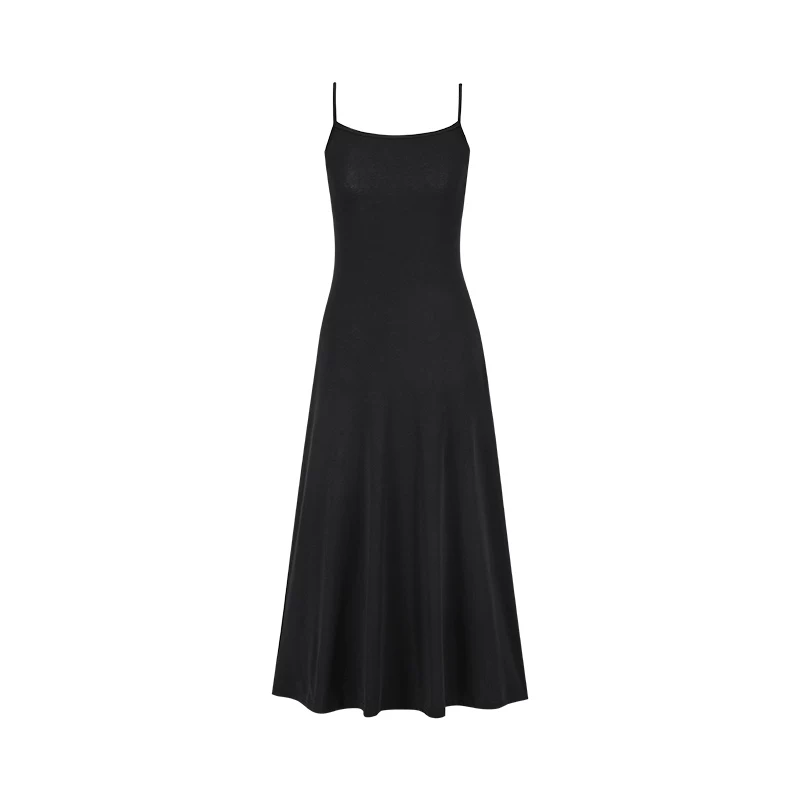 Elegantes Trägerkleid Slimming Baumwolle Maxikleid Damen Sommer - Image 5