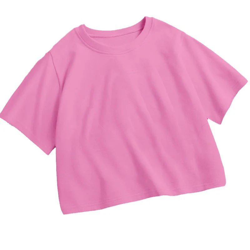 Damen Cropped Classic Fit T-Shirt Heidi-Mode - Image 2