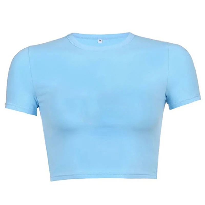 Damen Cropped Classic Fit T-Shirt Heidi-Mode - Image 7