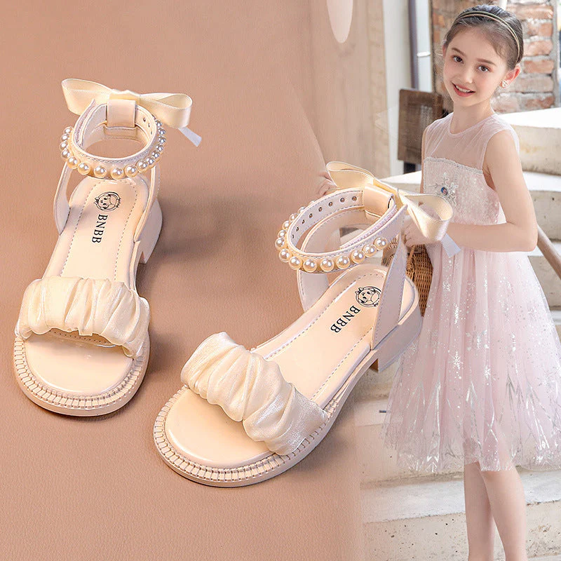 Damen Elegante Perlen-Besetzte Knöchelriemen Sandalen Heidi-Mode - Image 2