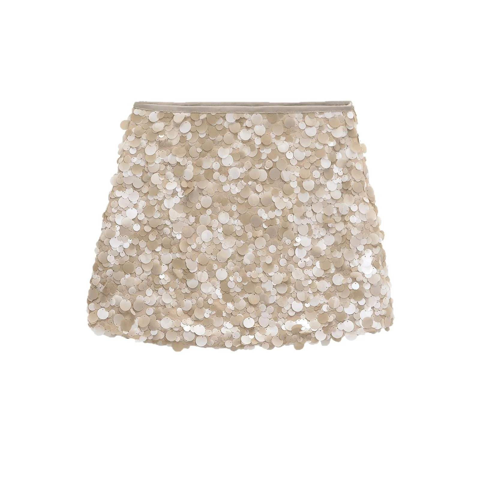 Damen Pailletten Minirock Heidi-Mode - Image 5