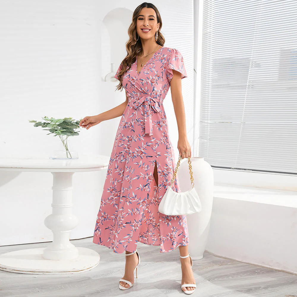 Damen Wickelmaxikleid Heidi-Mode - Image 3
