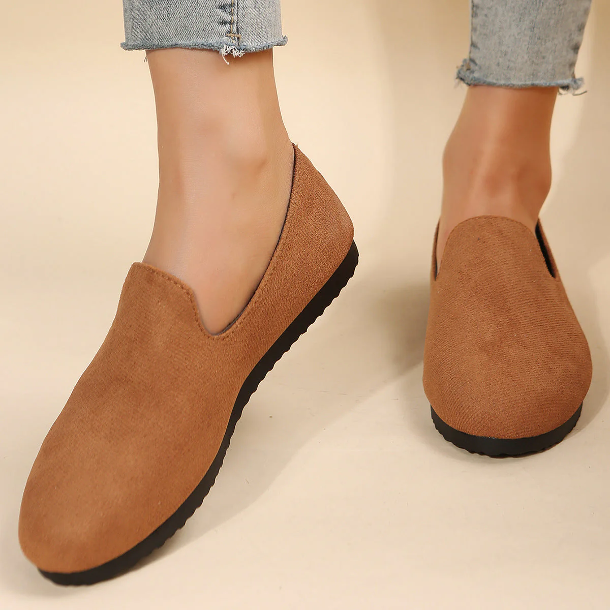 Damen Slip-On Freizeit Slipper mit Bequemer Fußbett Heidi-Mode - Image 4