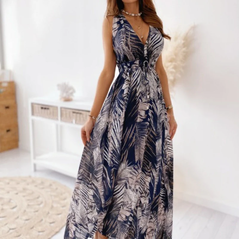 Elegantes Tropical Maxi Kleid für Damen Heidi-Mode - Image 7