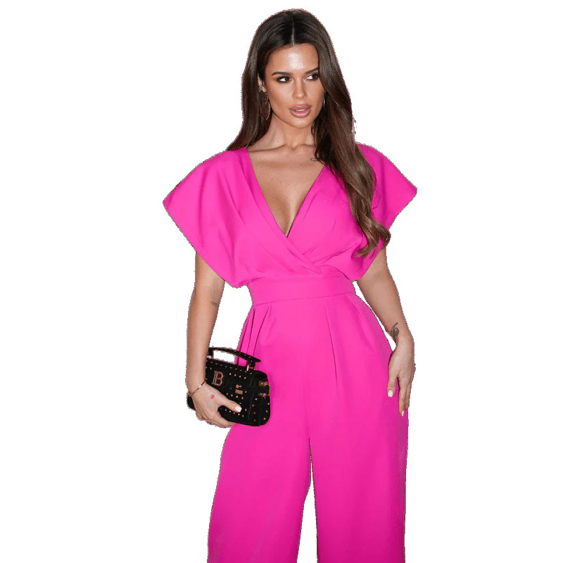 Damen Eleganter Weitbeiniger Jumpsuit Heidi-Mode - Image 5