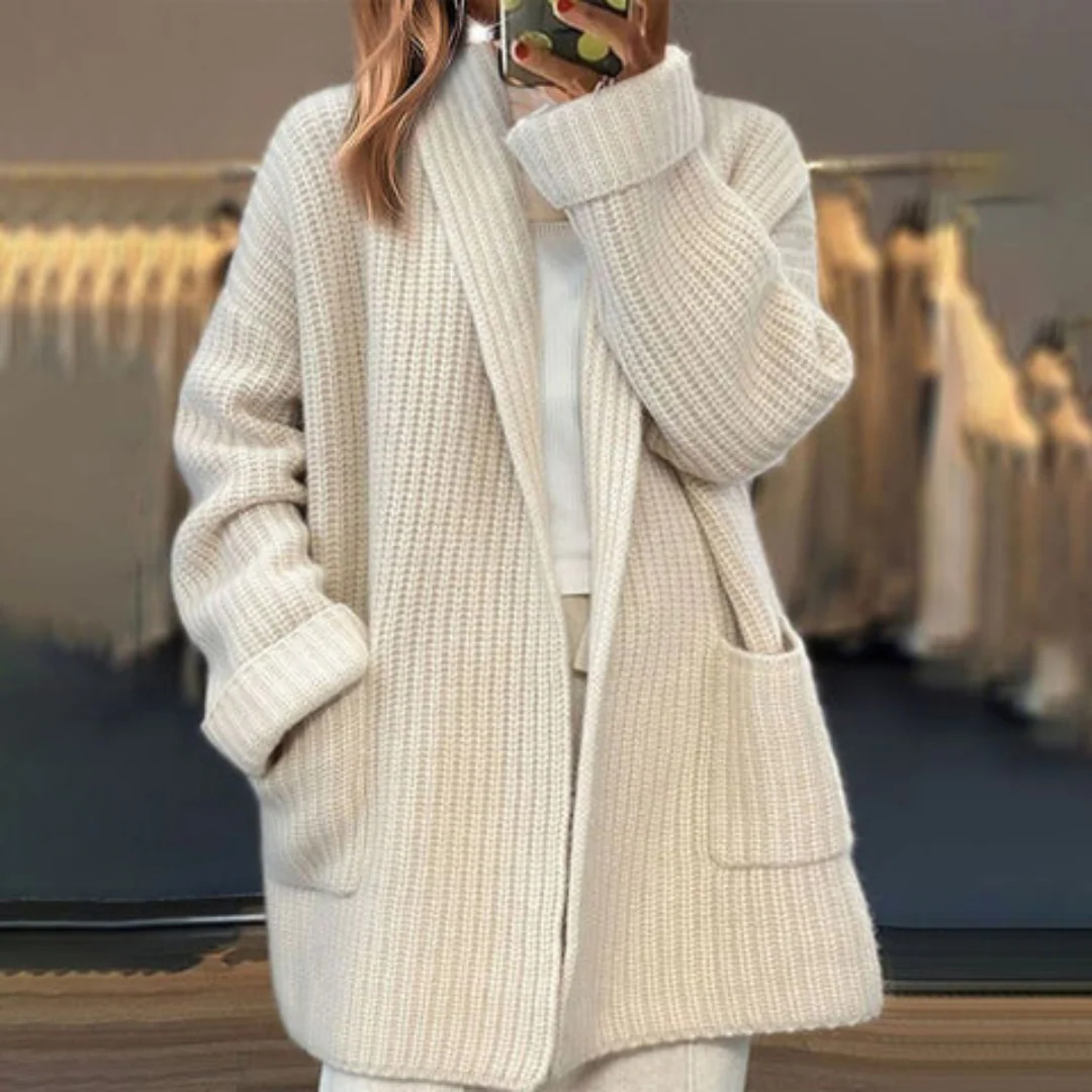 Heidi-Mode | Strickjacke aus Wollmischung für Damen - Image 5