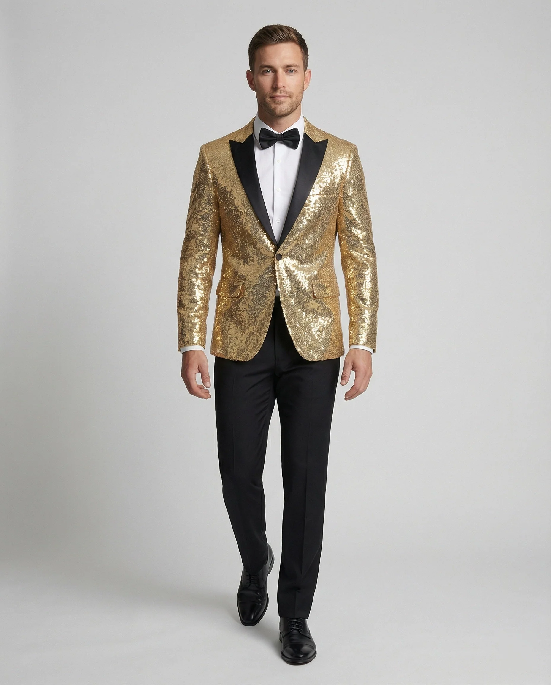 Glänzender Herren Pailletten Blazer - Image 2