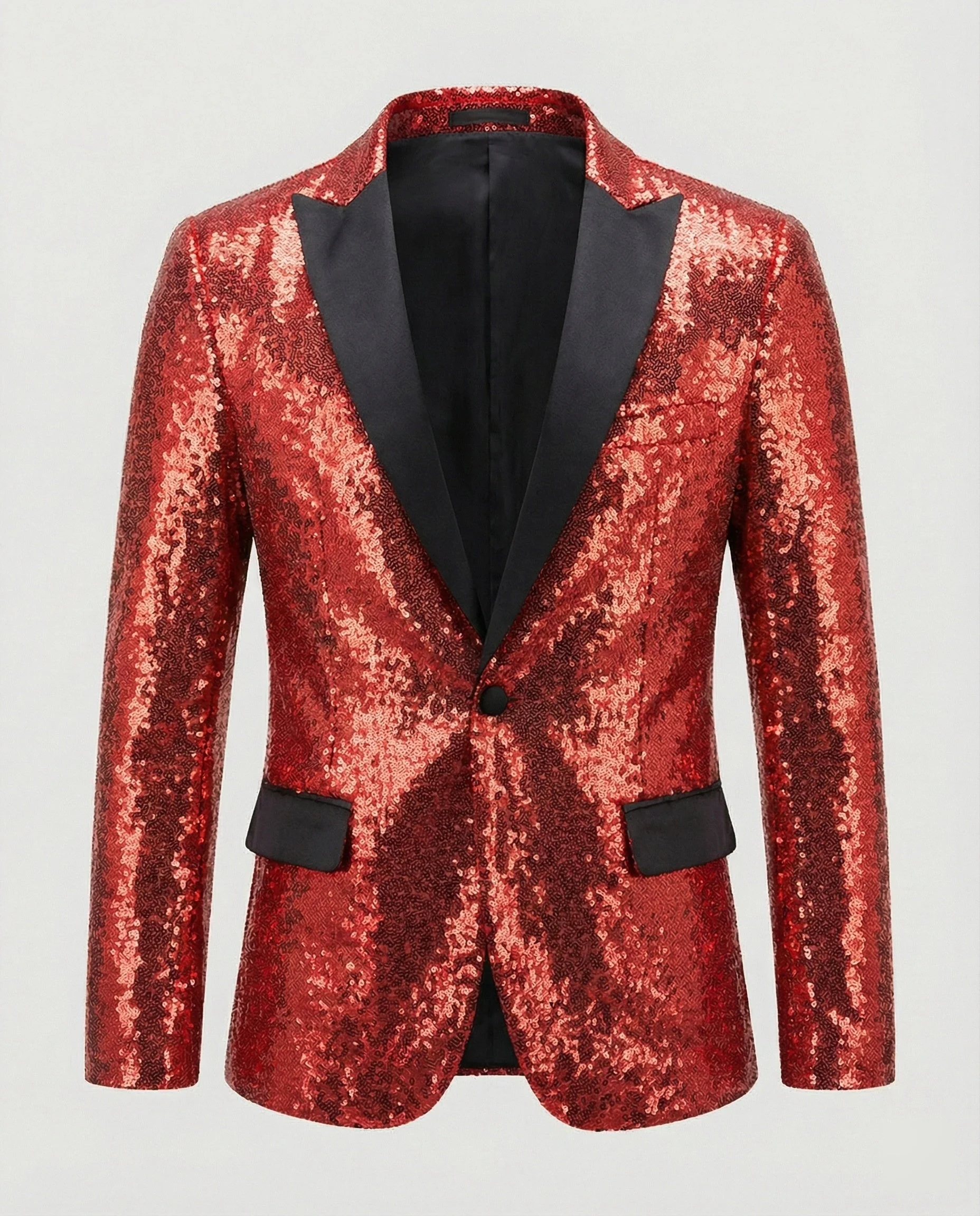 Glänzender Herren Pailletten Blazer - Image 6