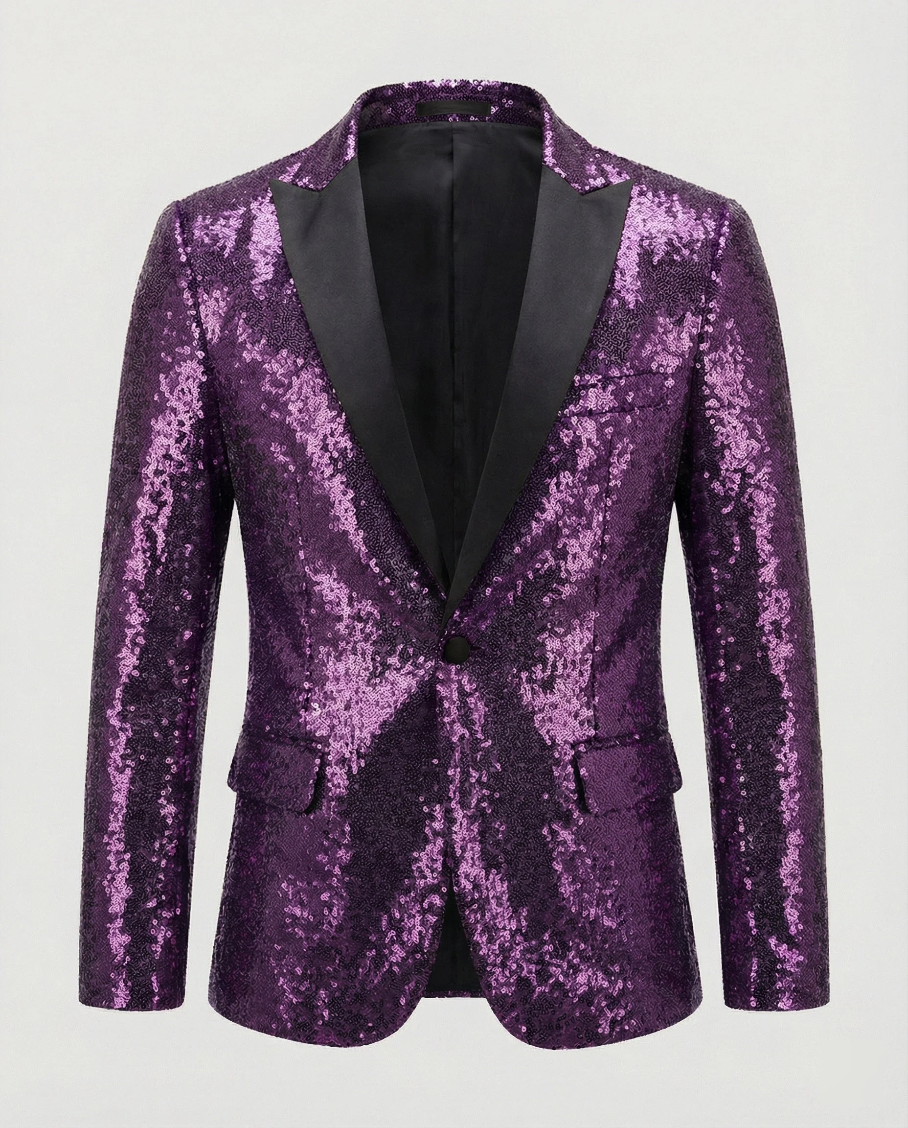 Glänzender Herren Pailletten Blazer - Image 8