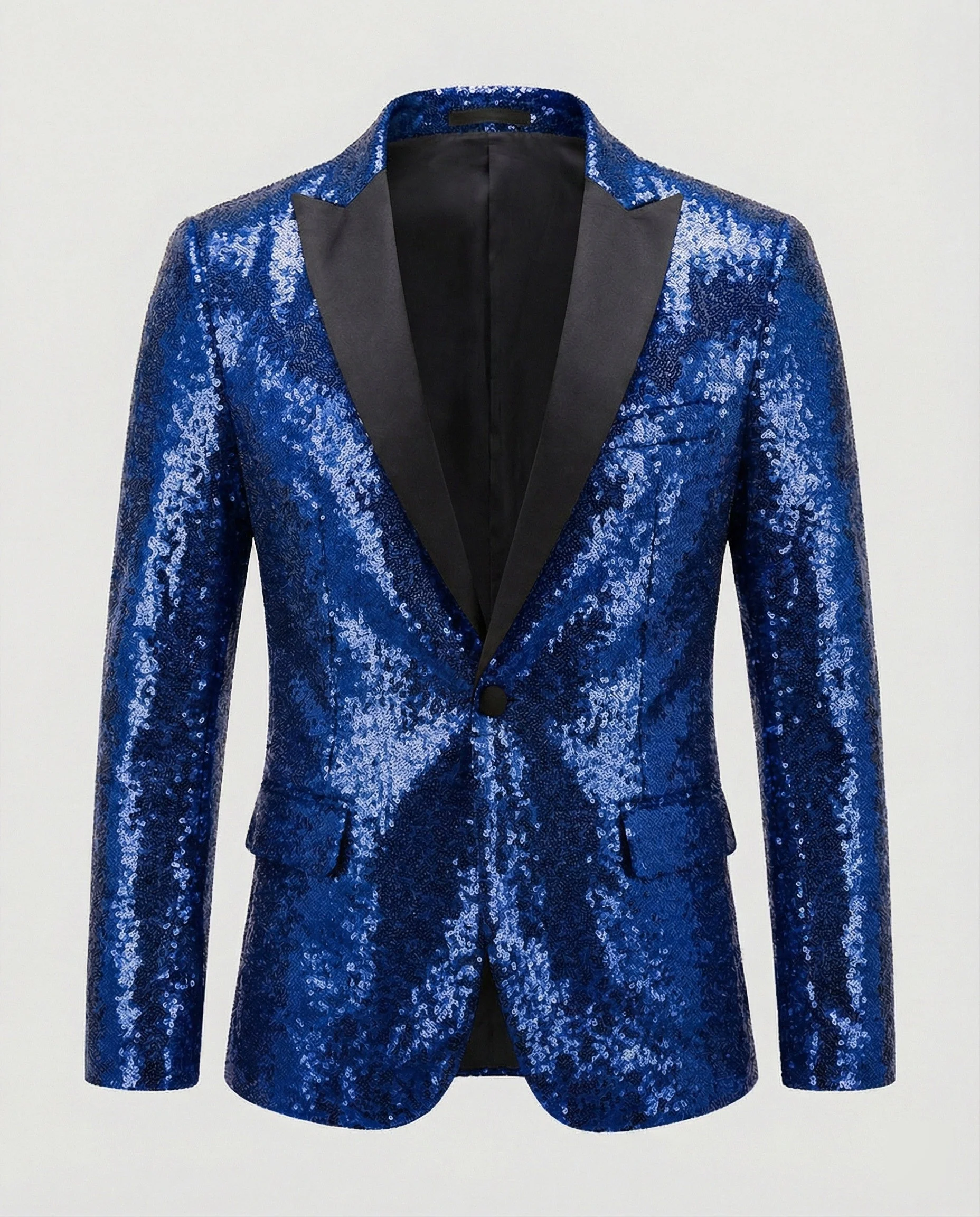 Glänzender Herren Pailletten Blazer - Image 9