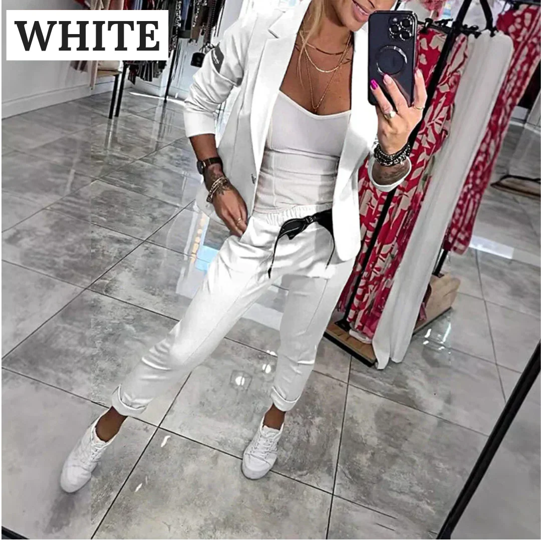 Heidi-Mode | 2-Teiliges Set Bestehend Aus Einem Lässigen Blazer und Einer Hose - Image 5