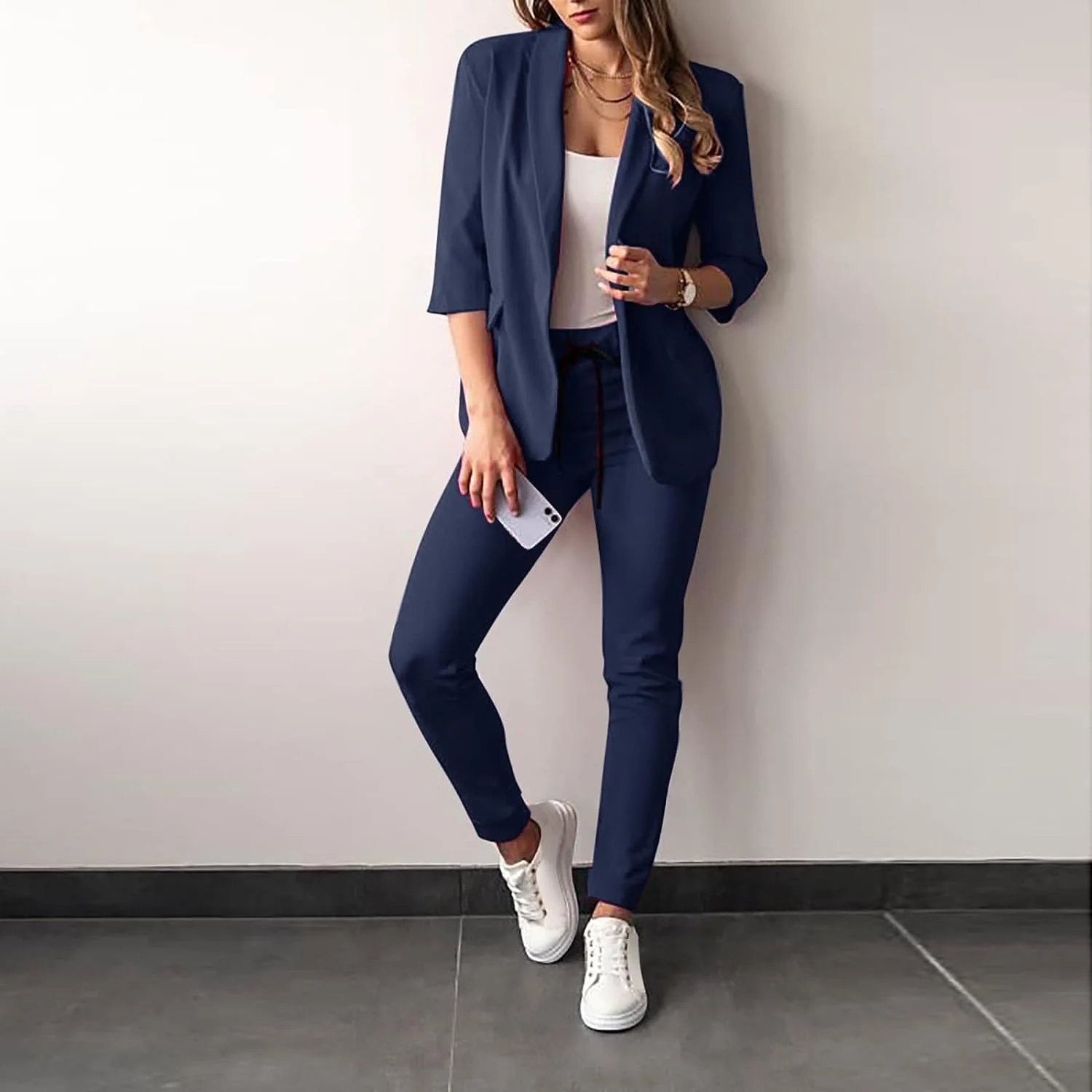 Heidi-Mode | 2-Teiliger Damenanzug Stilvoller Blazer und Hose für Damen - Image 2
