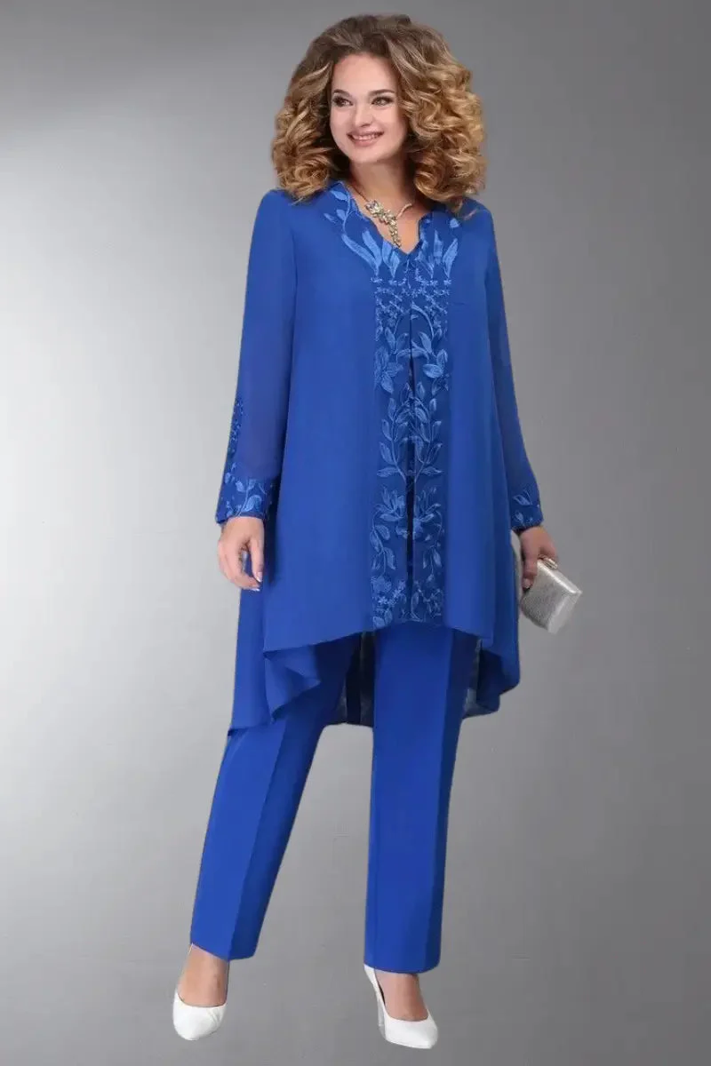 Heidi-Mode | 3 Teilig Chiffon Brautkleid Satz für Damen - Image 10