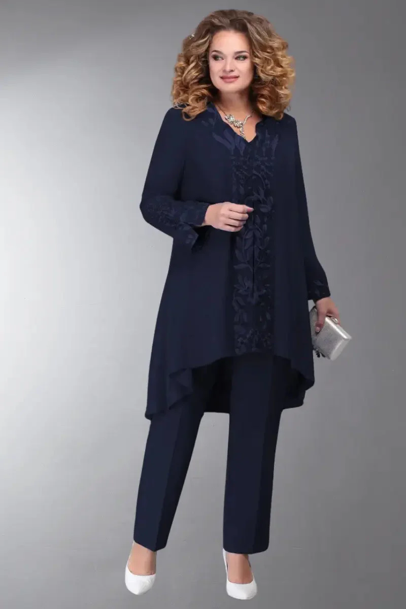 Heidi-Mode | 3 Teilig Chiffon Brautkleid Satz für Damen - Image 11