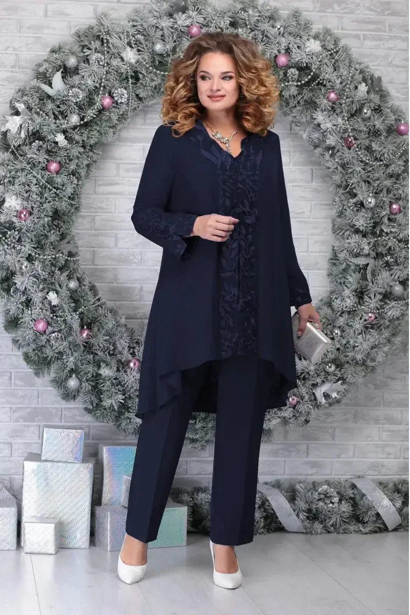 Heidi-Mode | 3 Teilig Chiffon Brautkleid Satz für Damen - Image 7