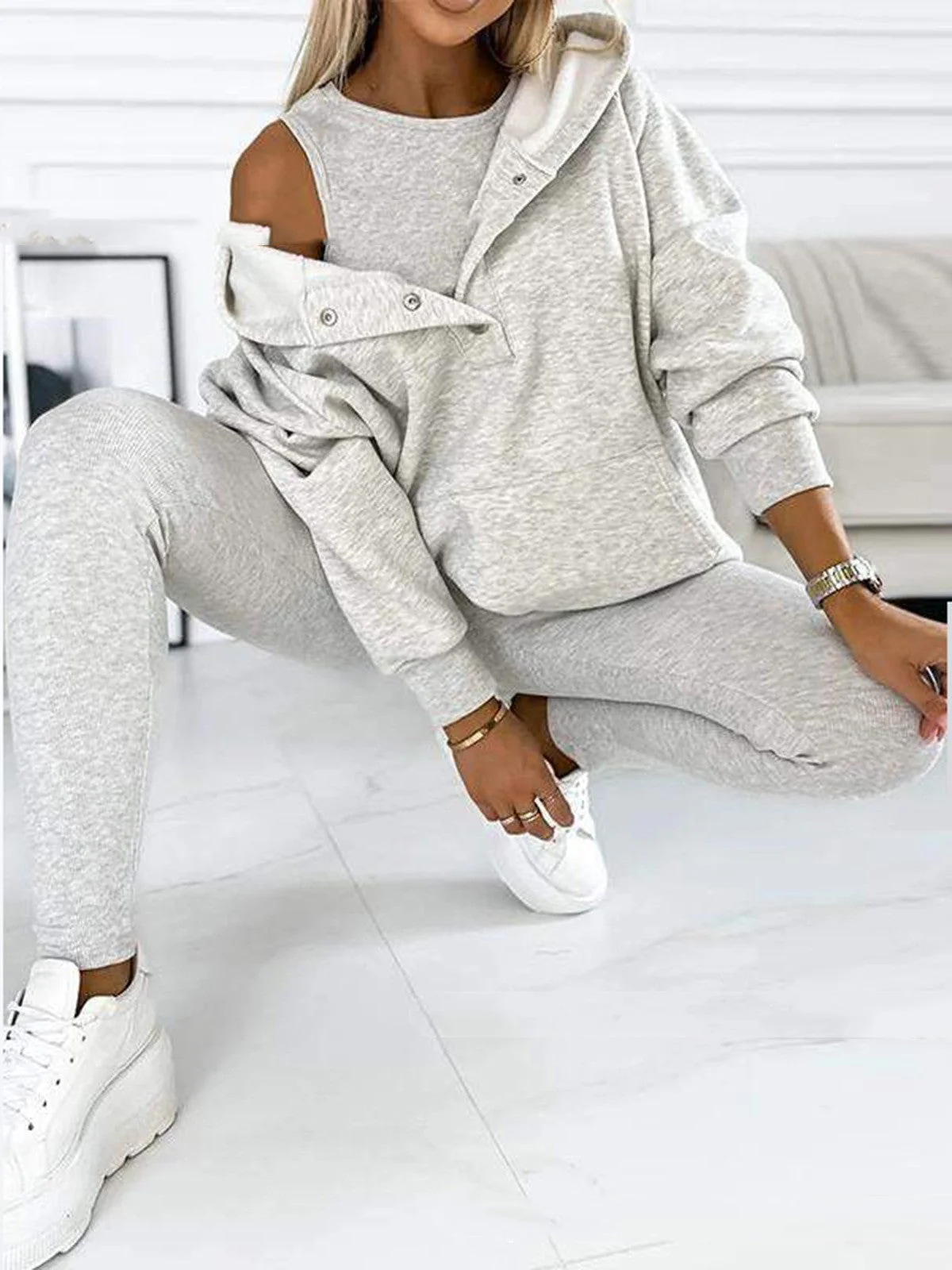 Heidi-Mode | 3-Teiliges Damen-Sportset für Herbst und Winter - Image 15
