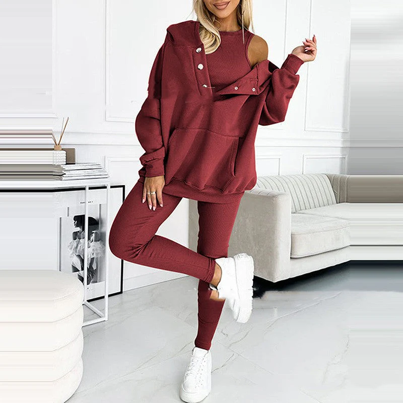 Heidi-Mode | 3-Teiliges Damen-Sportset für Herbst und Winter - Image 25