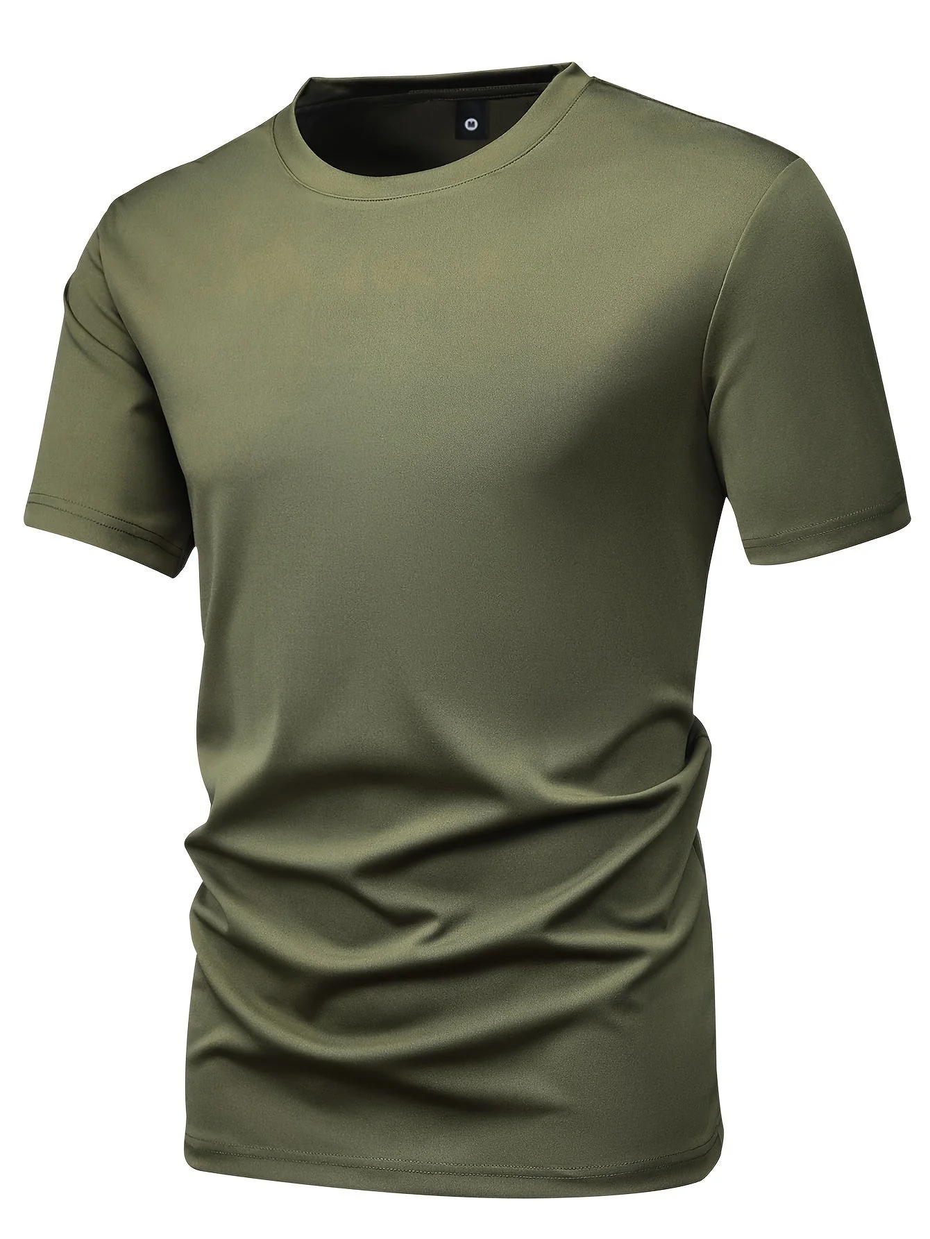Heidi-Mode | 3Er Pack Herren T-Shirts mit Kurzen Ärmeln, Sommerliche Einfarbige Farbe - Image 3