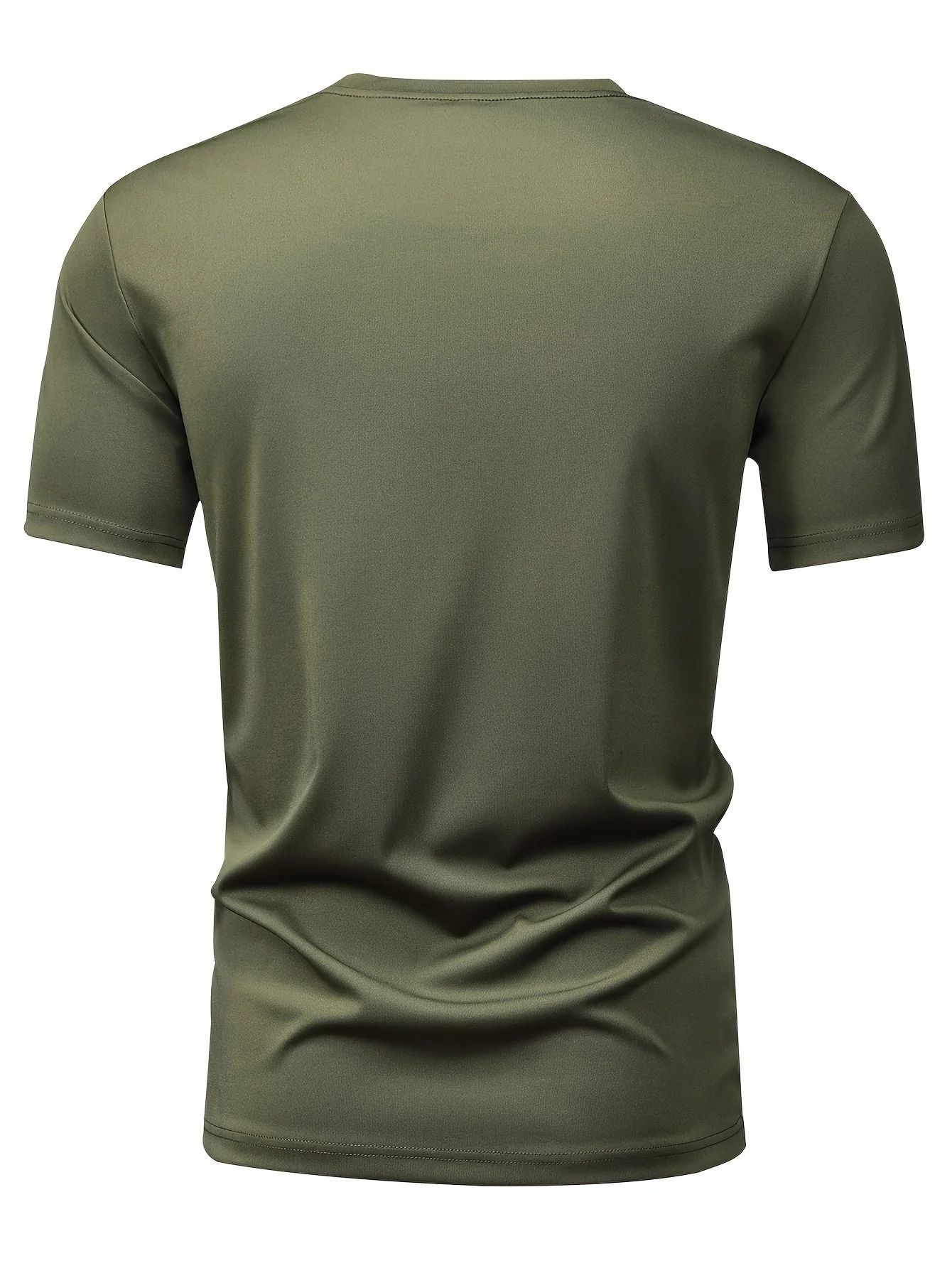 Heidi-Mode | 3Er Pack Herren T-Shirts mit Kurzen Ärmeln, Sommerliche Einfarbige Farbe - Image 6