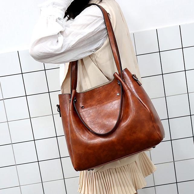 Heidi-Mode | 4 Teiliges Weinlese Handtaschensatz für Damen - Image 4