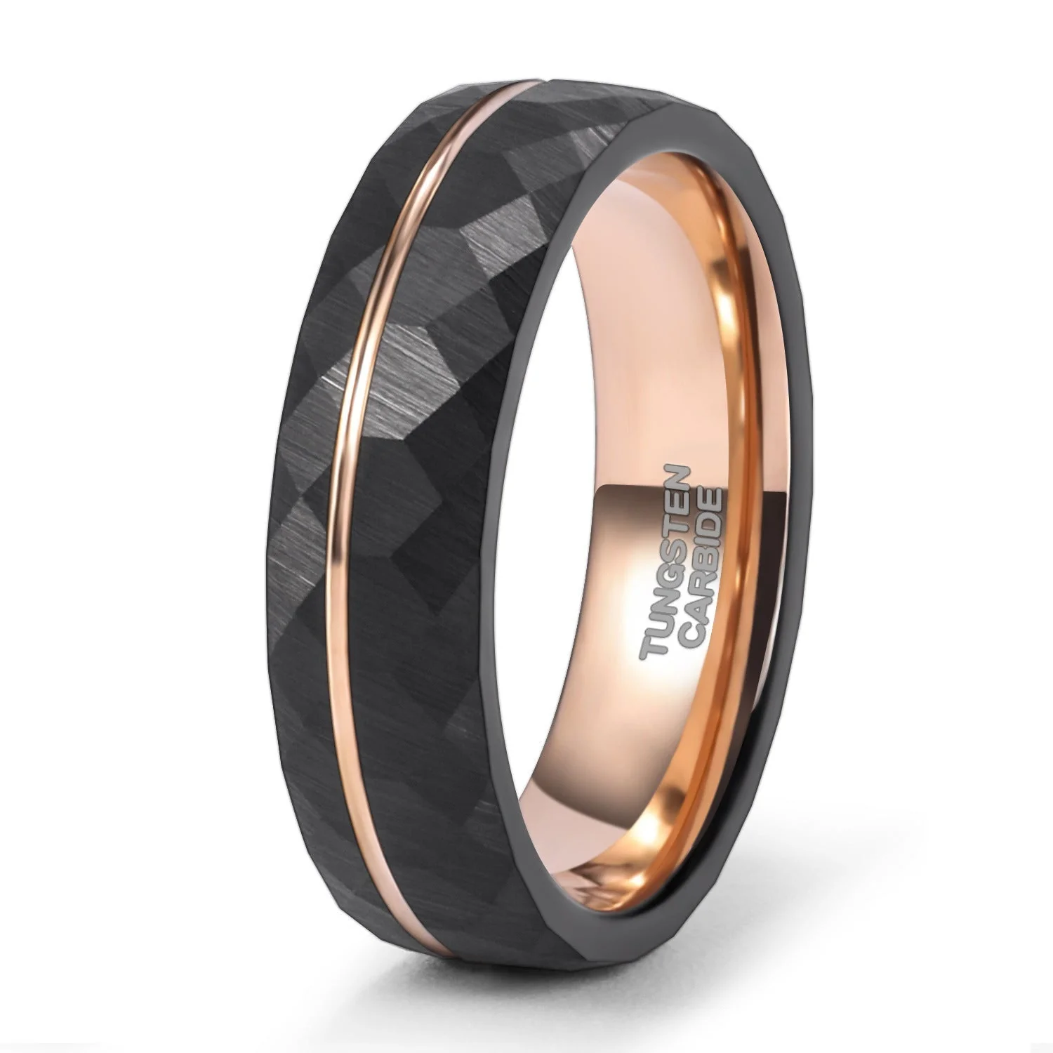 Heidi-Mode | 8Mm Edelstein Ring mit Turmalin Gefertigt Aus Schwarzem Heidi-Moderamkarbid - Image 6
