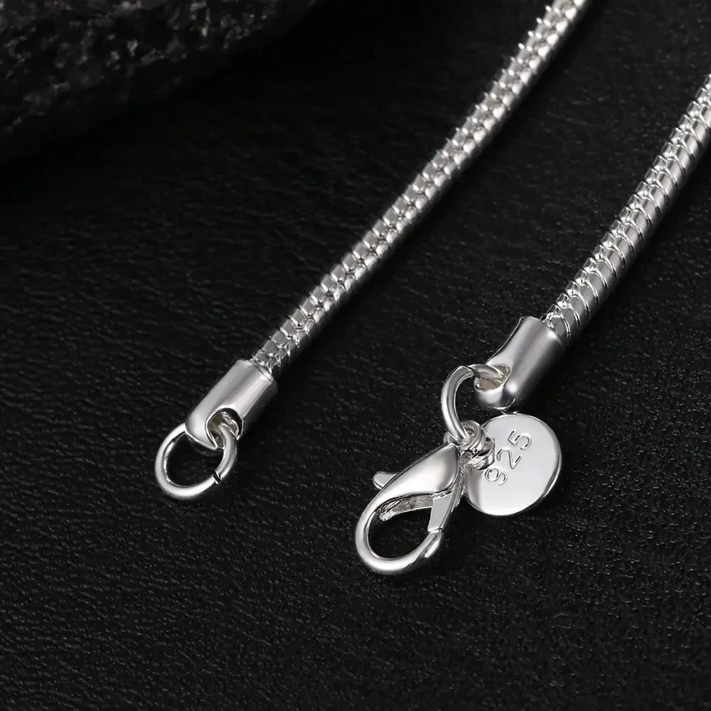 Heidi-Mode | 925 3Mm Sterling Silber Schlangen Kette - Image 2