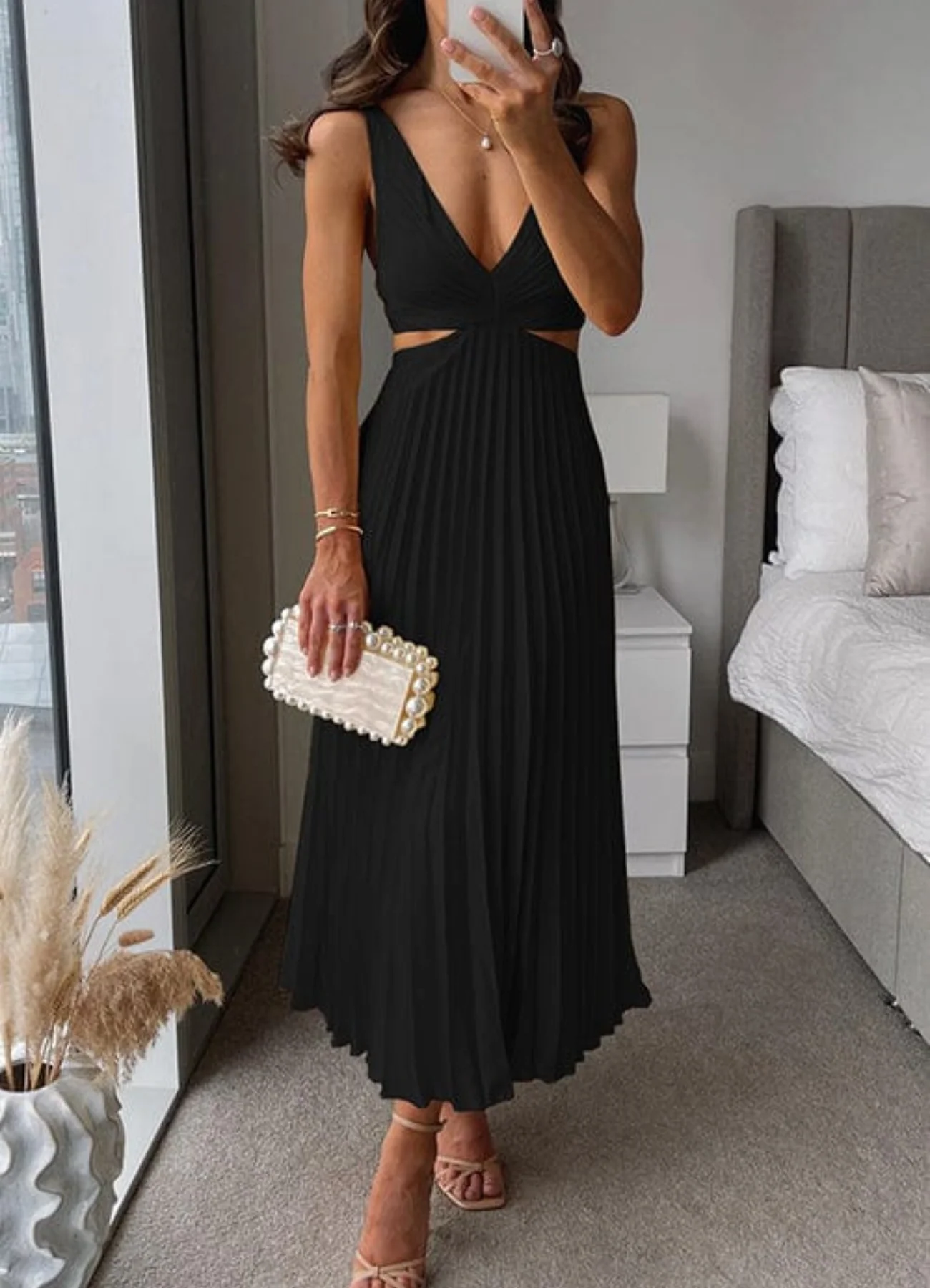 Heidi-Mode | Rücken Offen Abendkleid für Damen Maxi - Image 5