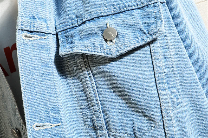 Heidi-Mode | Abnehmbarer Denim Jacke mit Kapuze für Männer - Image 3