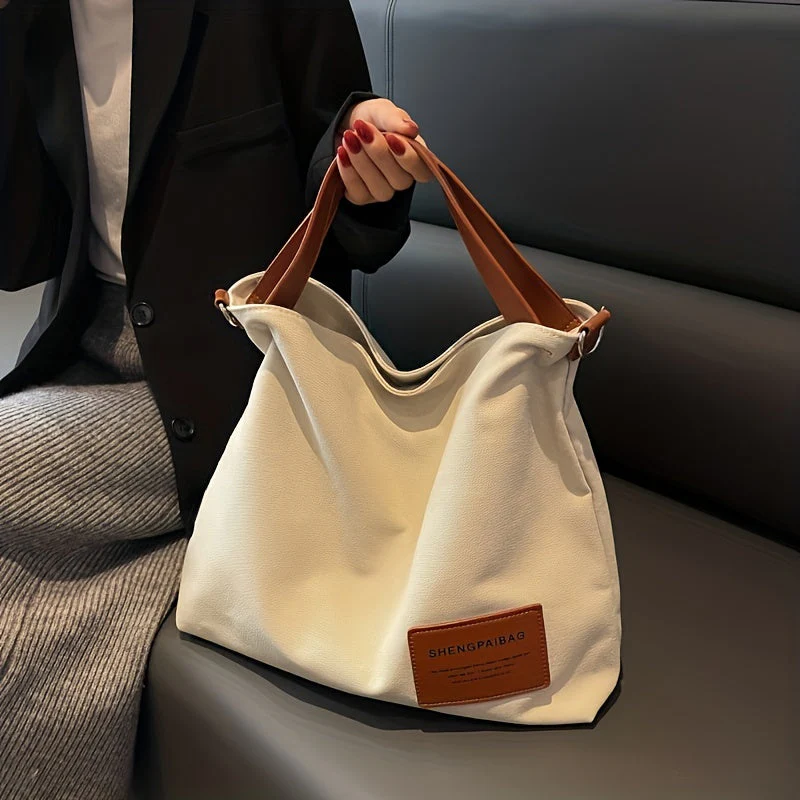 Heidi-Mode | Adelebag Schlichte Umhängetasche Aus Canvas - Image 3