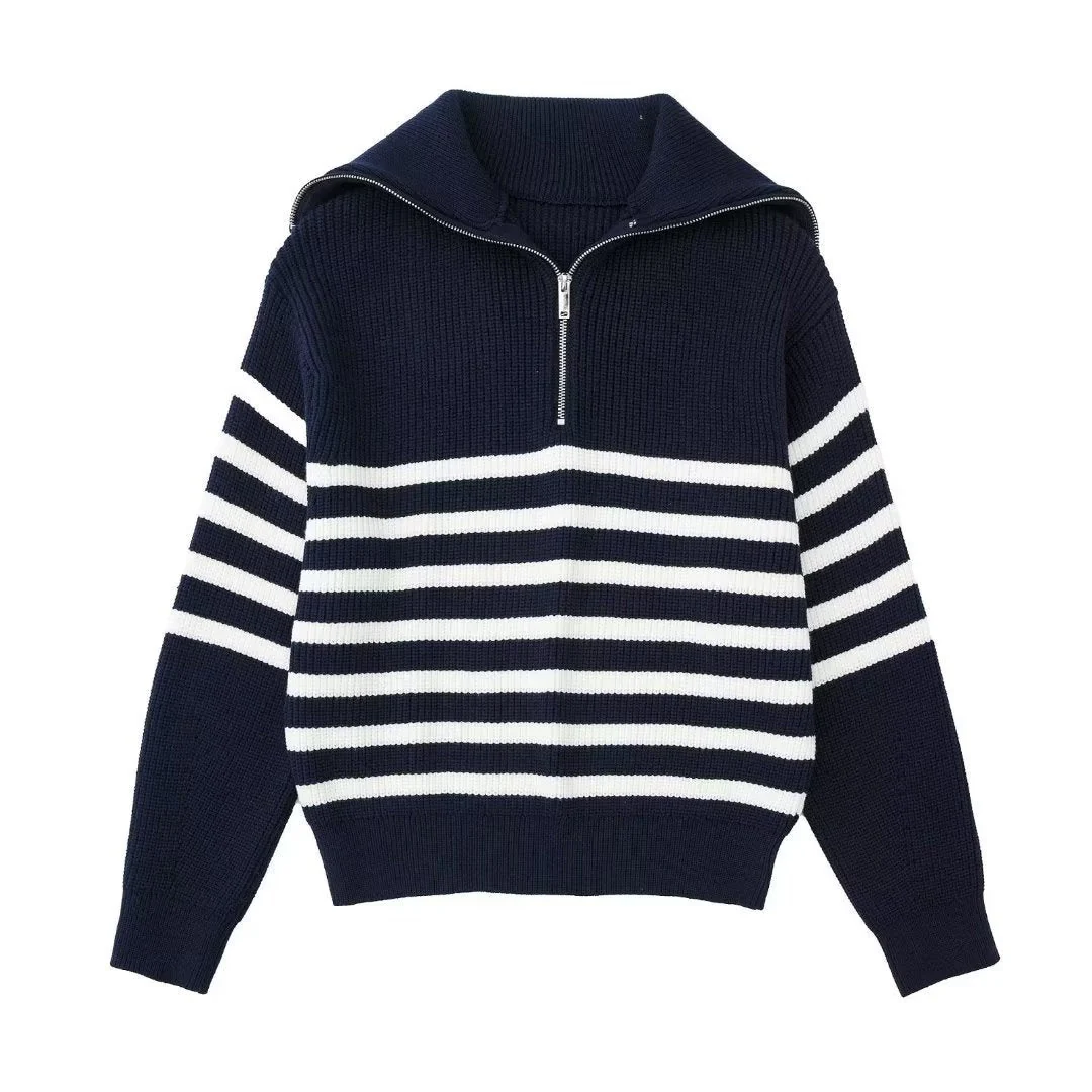 Heidi-Mode | All Match Wollpullover mit Offenem Kragen - Image 11