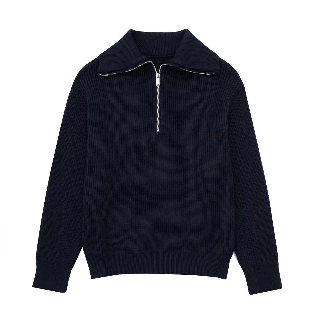 Heidi-Mode | All Match Wollpullover mit Offenem Kragen - Image 12