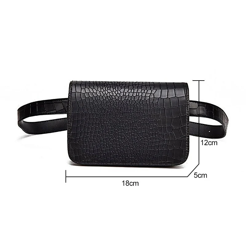Heidi-Mode | Alligator-Musterte Lässige Bauchtasche - Image 4