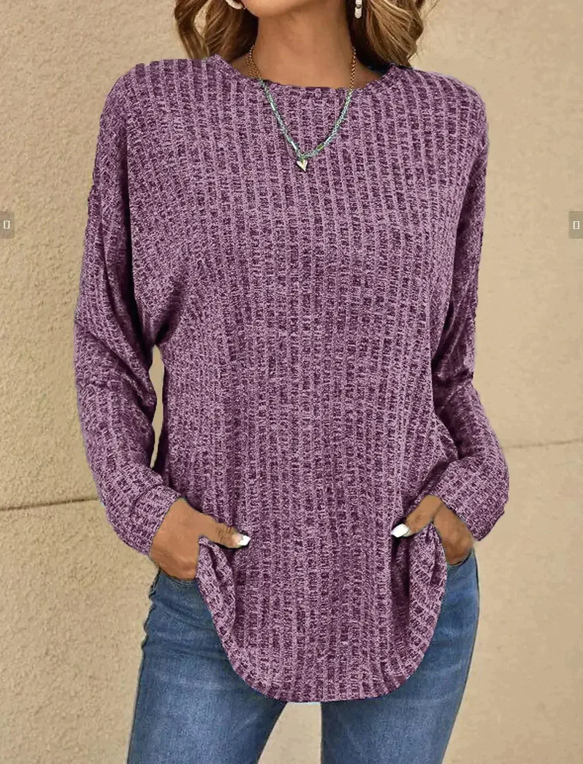 Heidi-Mode | Entspannter Pullover mit Textur - Image 3