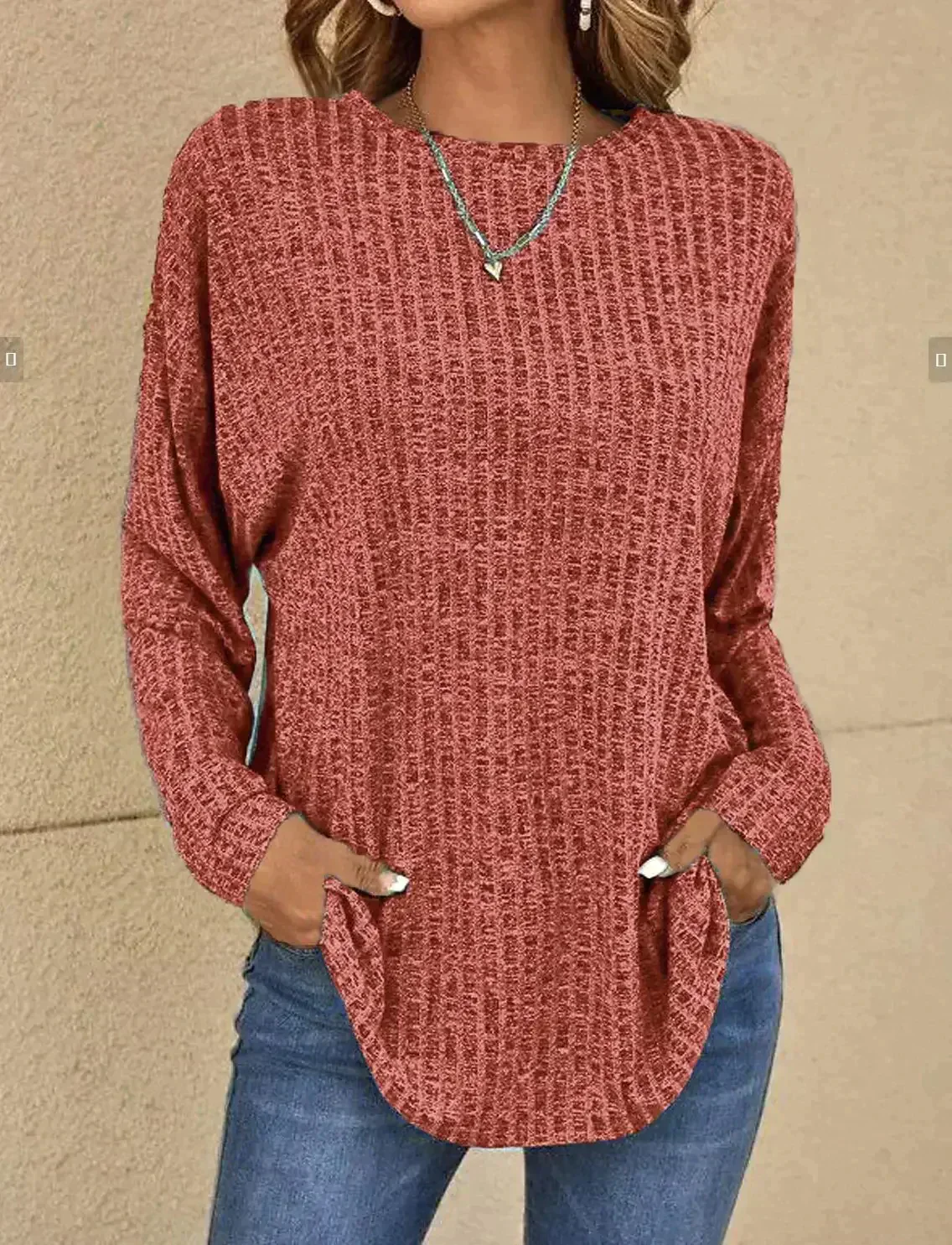 Heidi-Mode | Entspannter Pullover mit Textur - Image 6