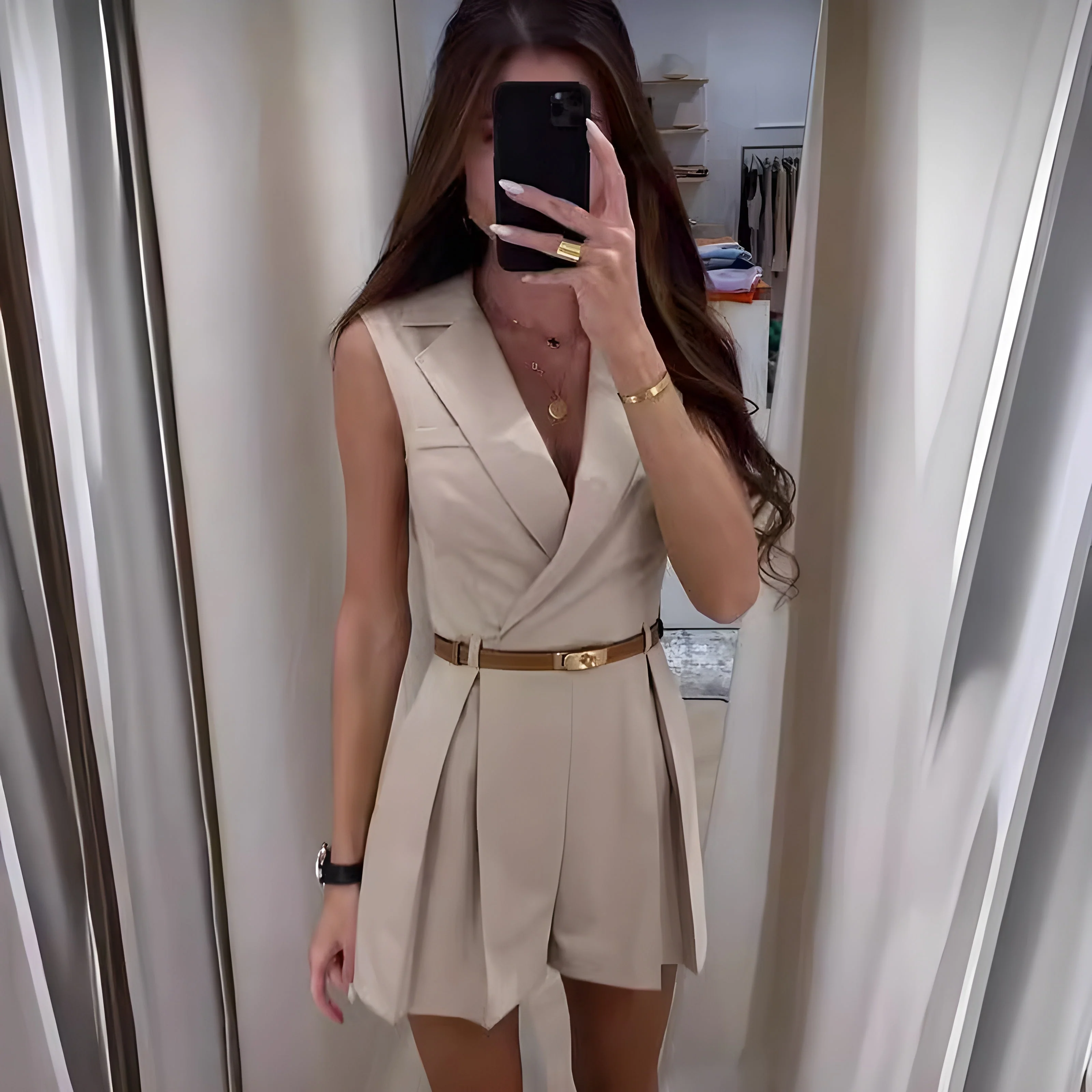 Heidi-Mode | Stylischer Ärmelloser Jumpsuit - Image 3